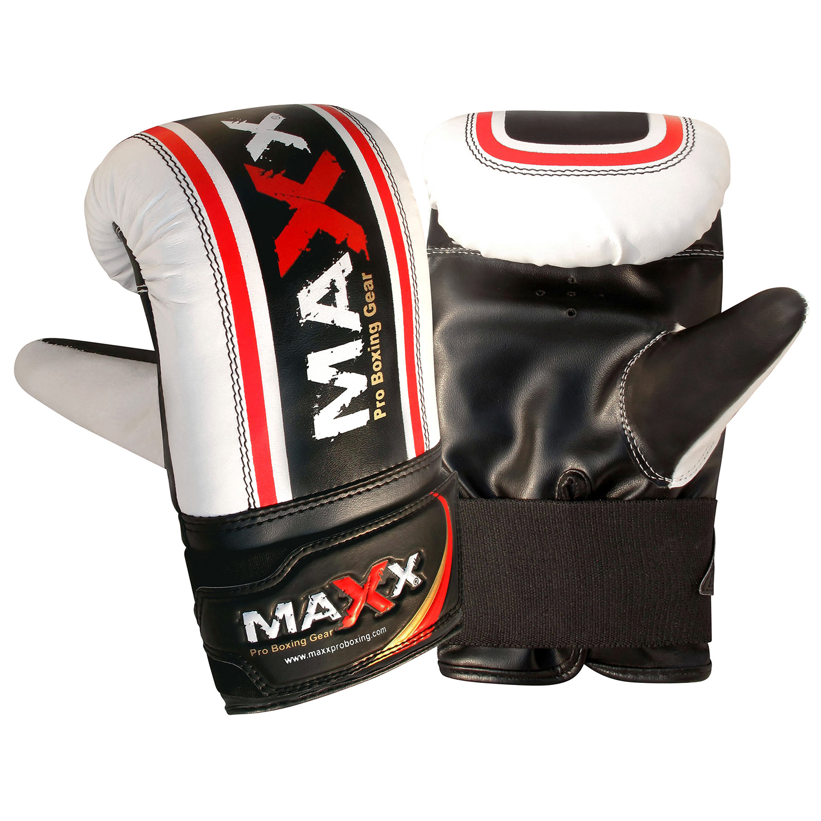 Pro Sparring Gloves — Black / Red